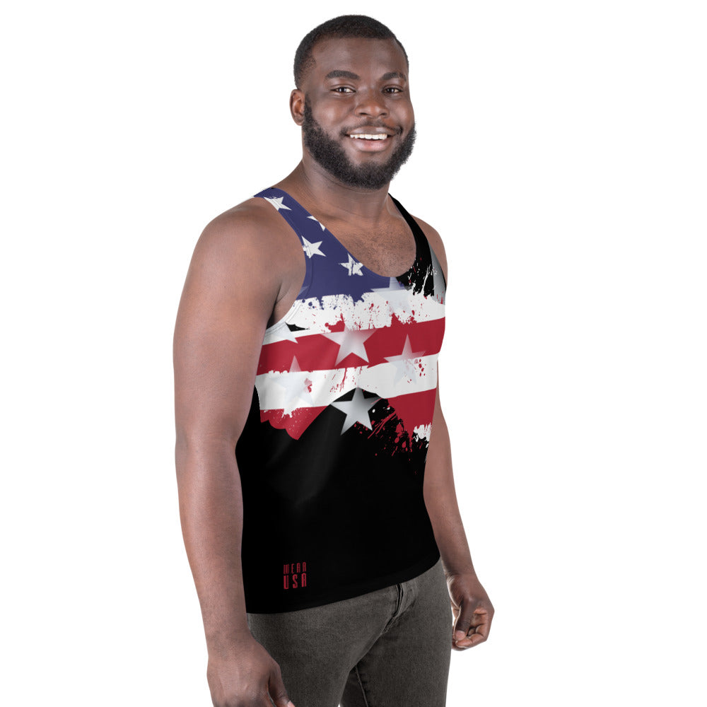 WEAR USA Black Unisex Tank Top