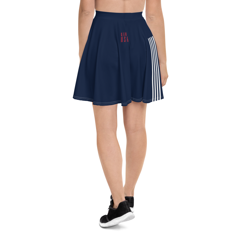 WEAR USA Blue Skater Skirt