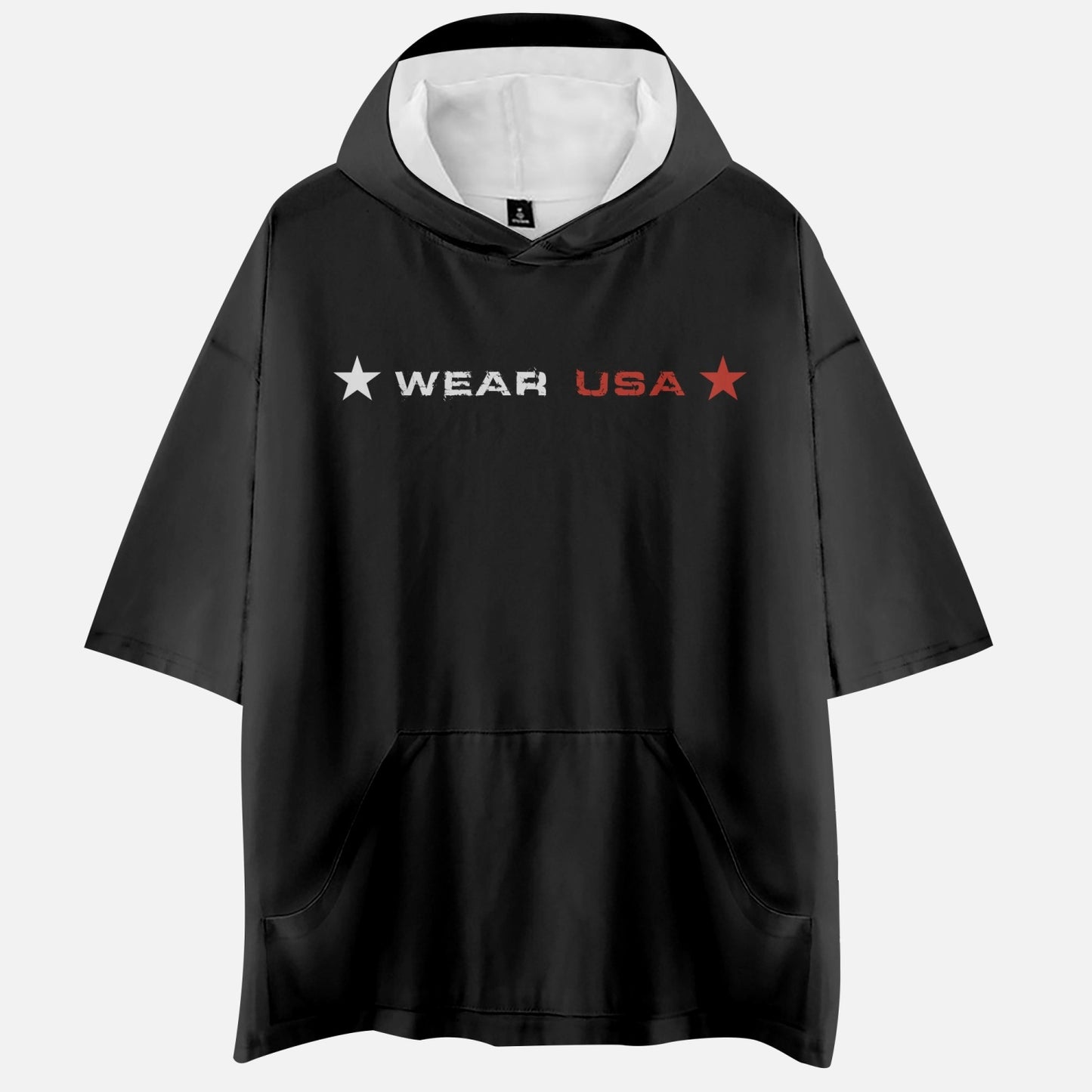 WEAR USA Black Eagle Hoodie T-Shirt