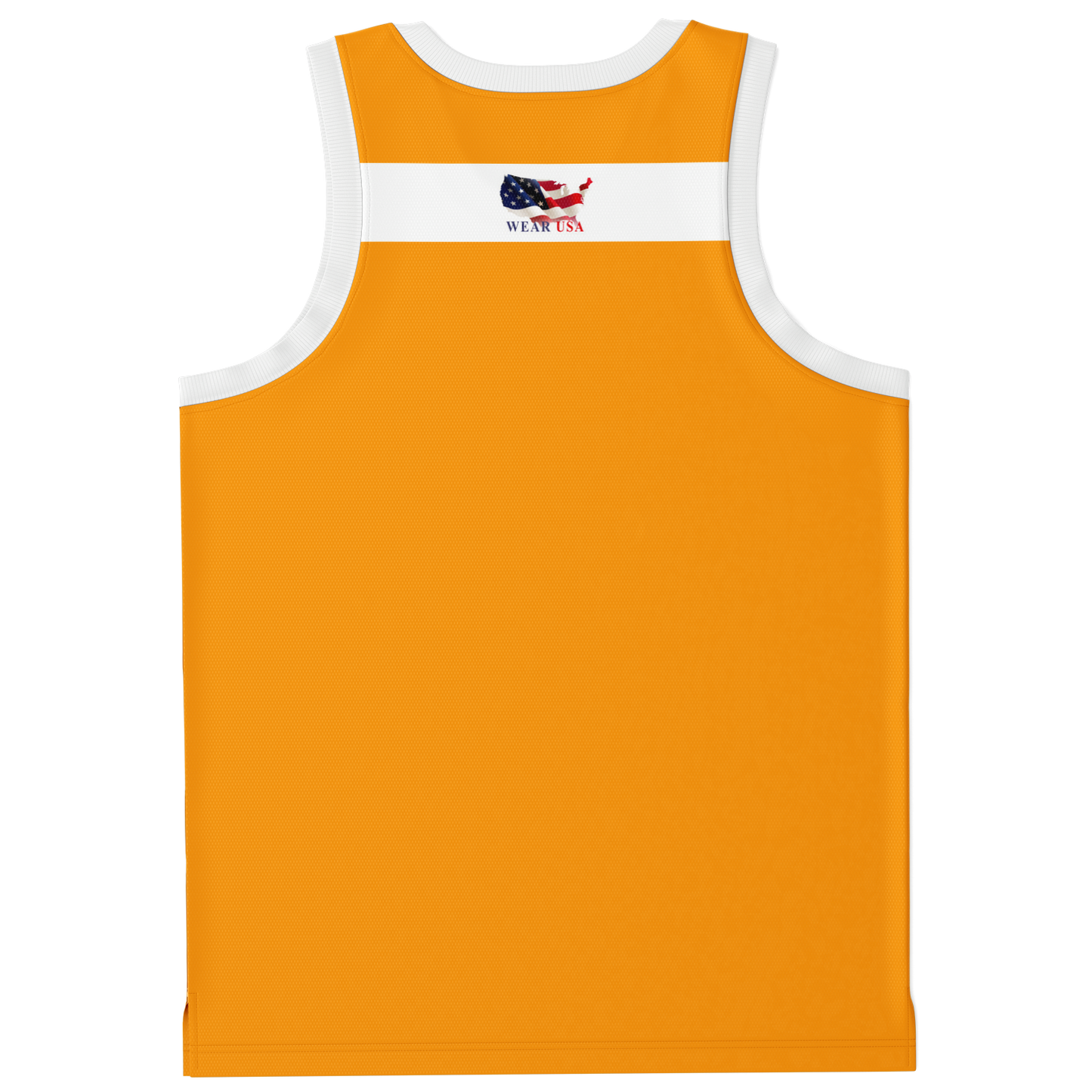 Orange LM Basketball Jersey 2