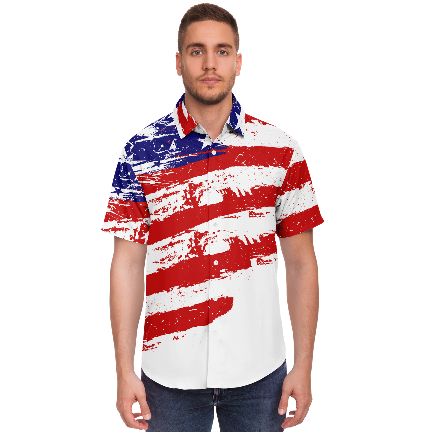 WEAR USA Splash Flag Shirt