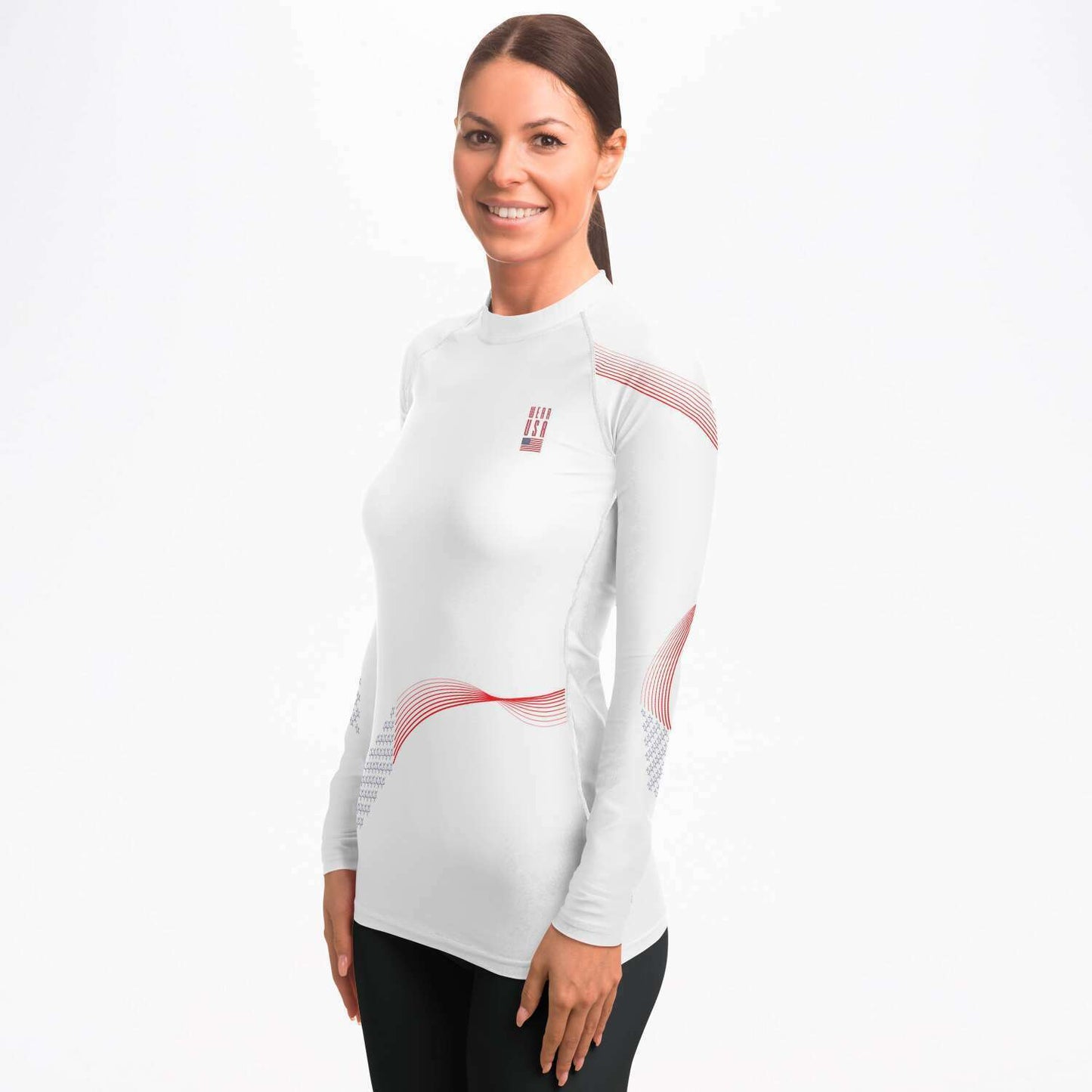 FLAG Rashguard Lines Women