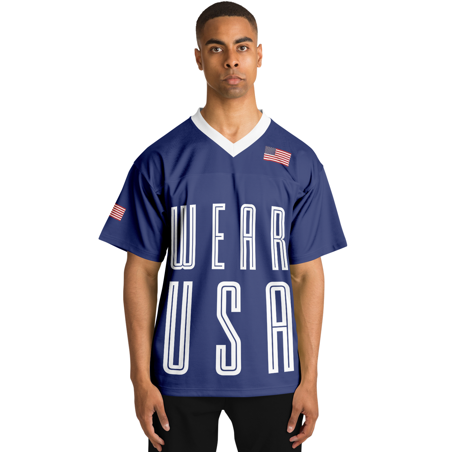 WEAR USA Flag Baseball Jersey