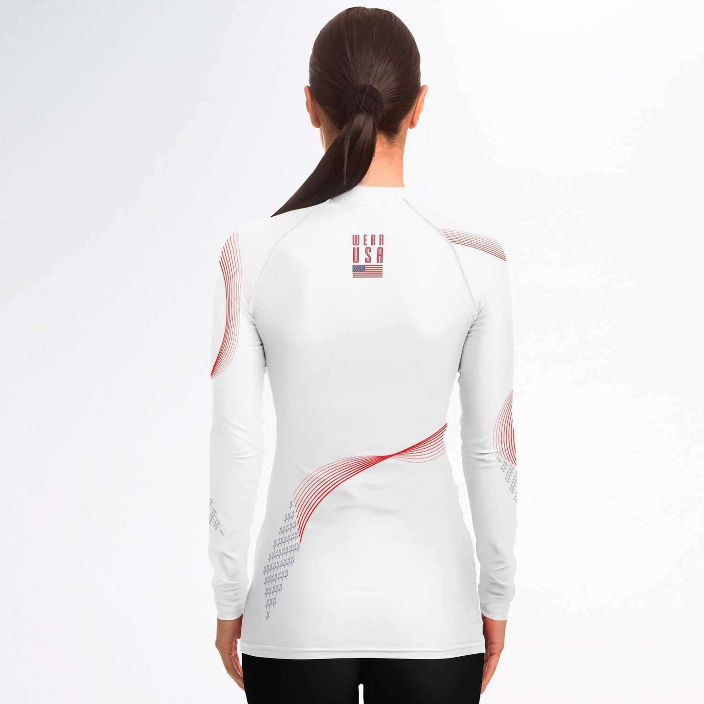 FLAG Rashguard Lines Women