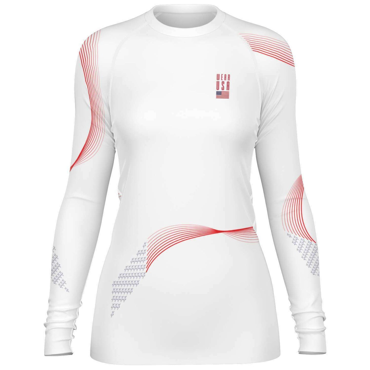 FLAG Rashguard Lines Women