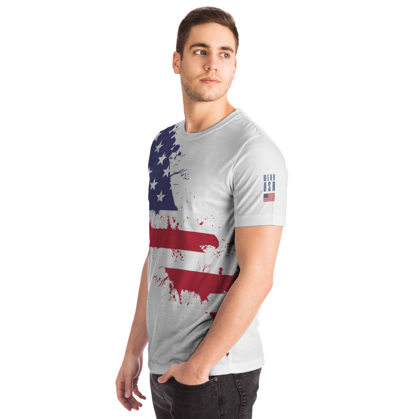 WEAR USA Eagle White T-Shirt