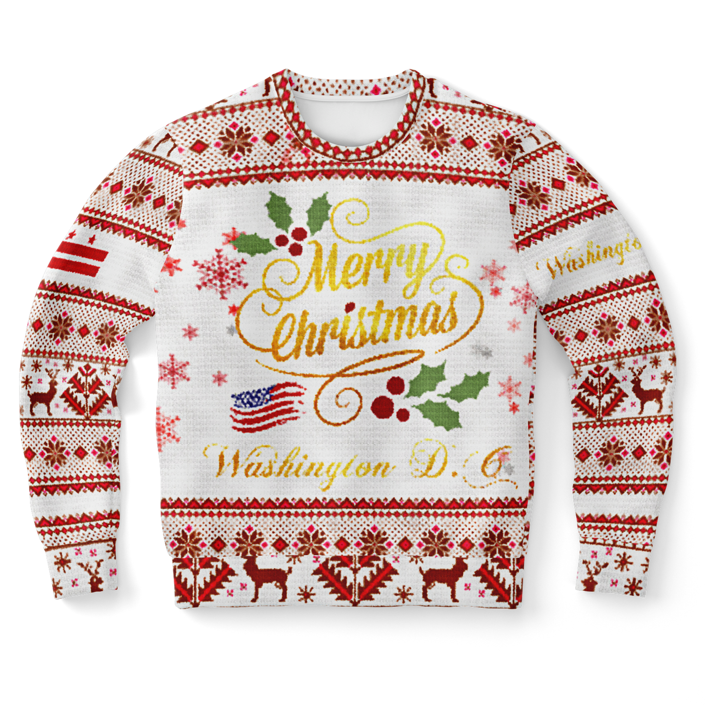 WASHINGTON D.C XMAS SWEATER