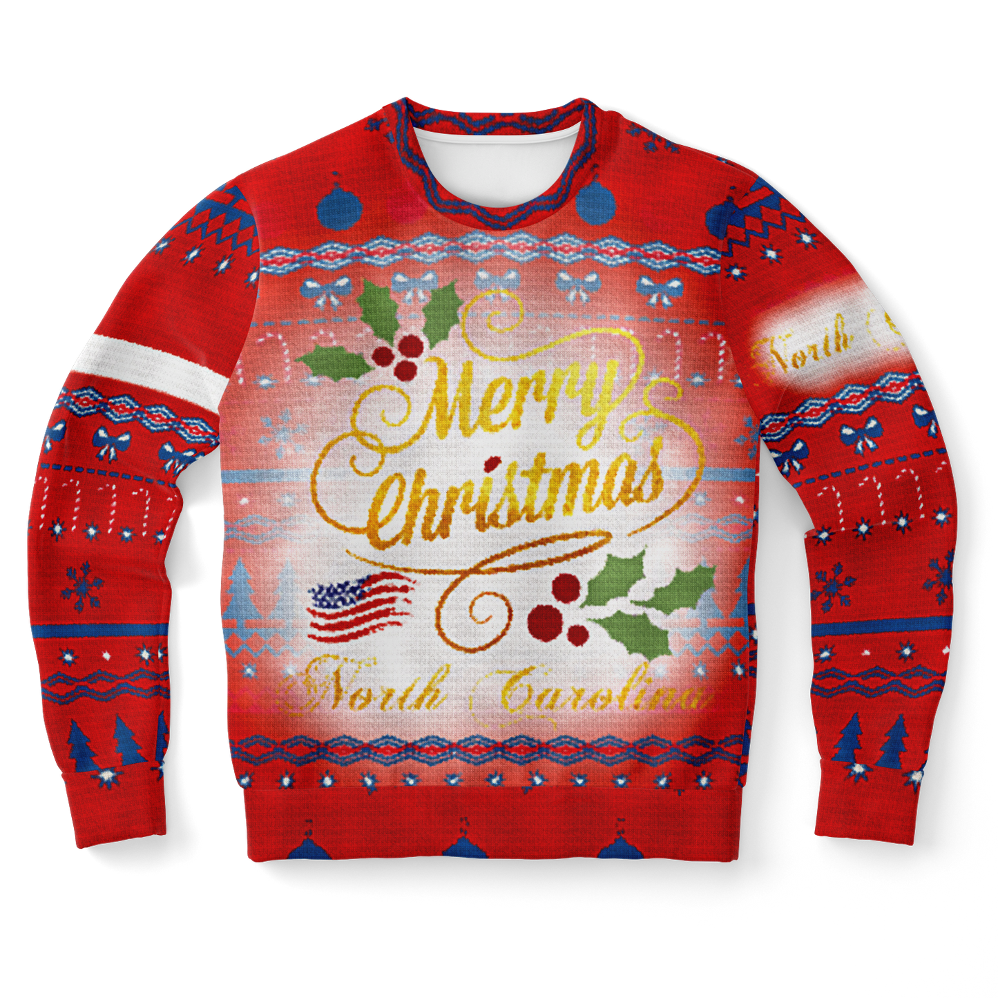 NORTH CAROLINA XMAS SWEATER