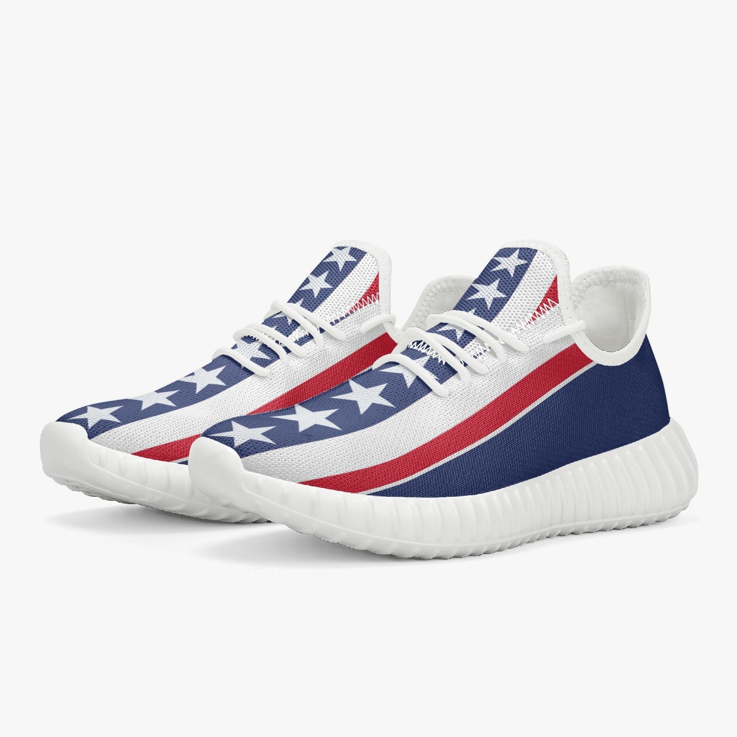 Flag Mesh Knit Sneakers