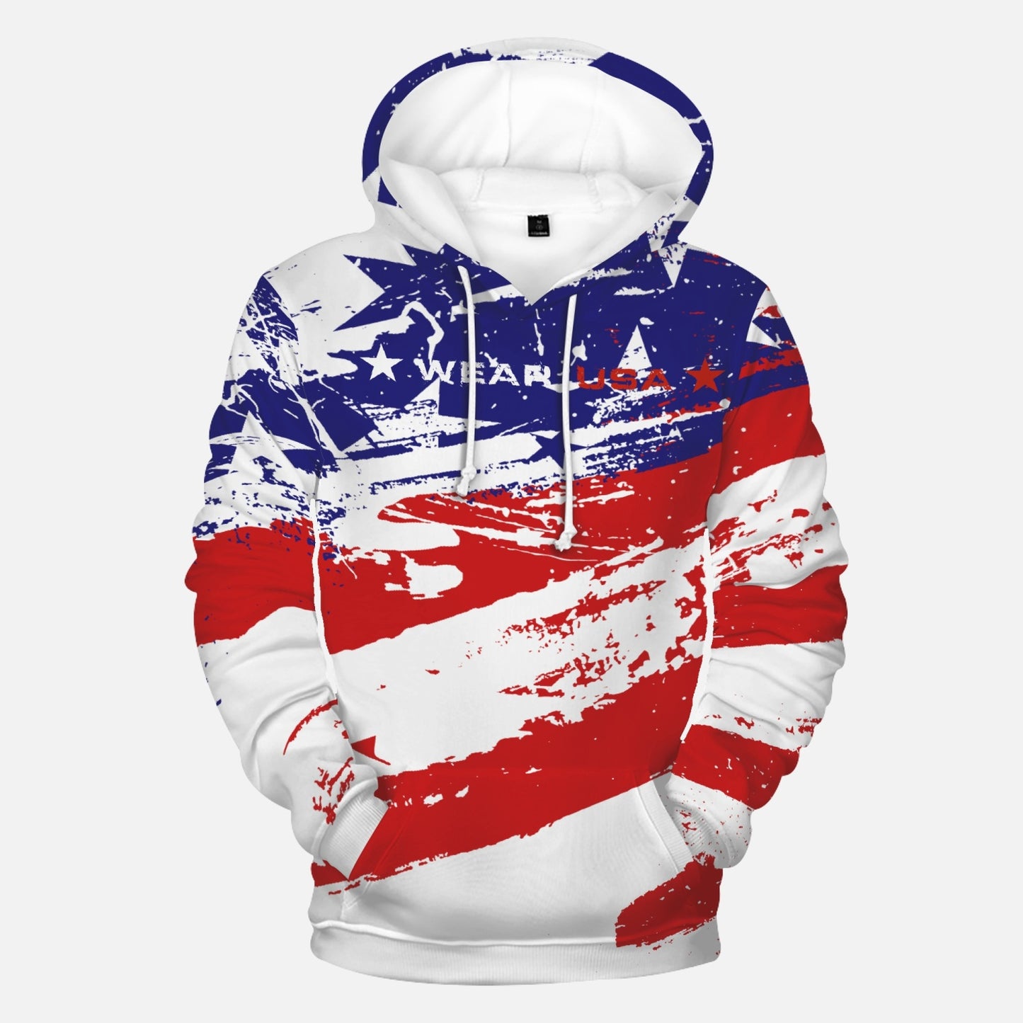 WEAR USA Flag Splash Hoodie