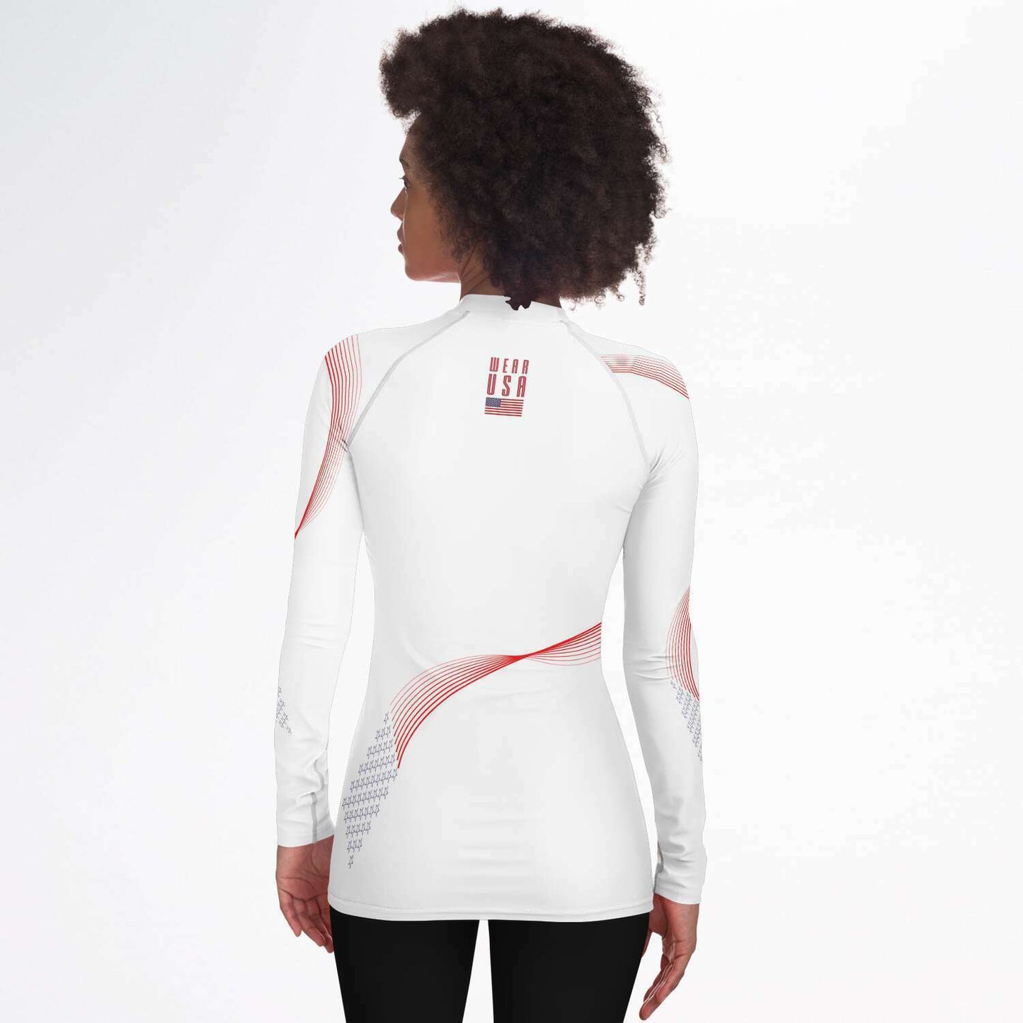 FLAG Rashguard Lines Women