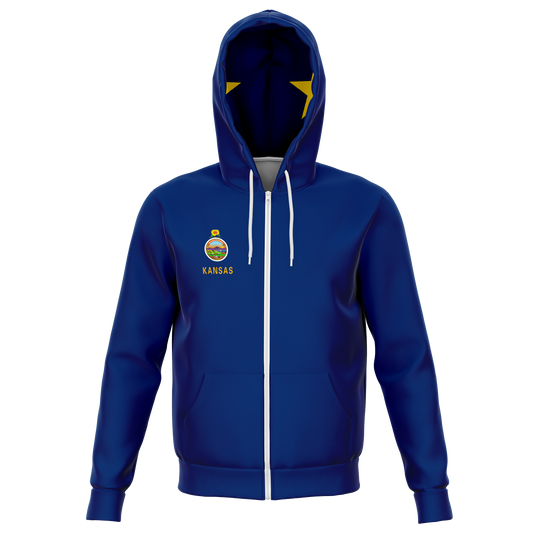 Kansas Zip-up Hoodie