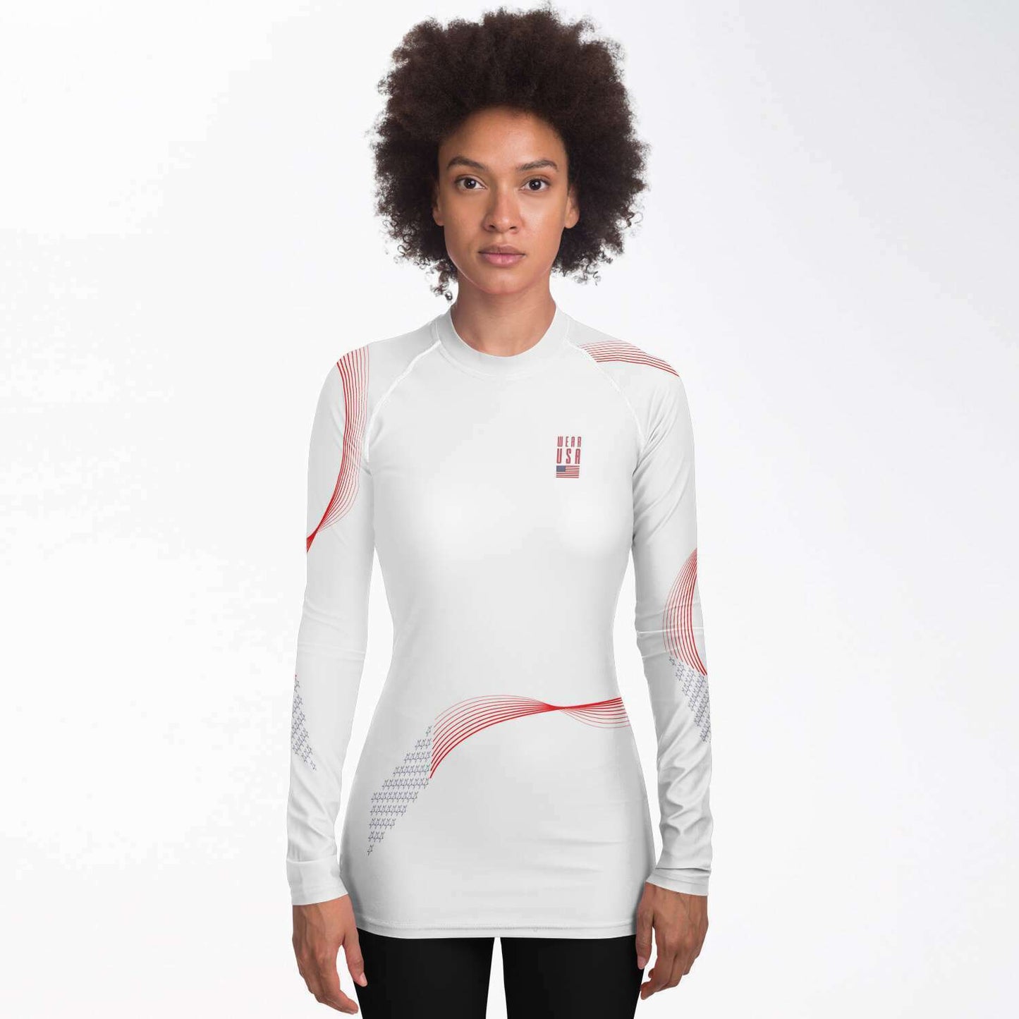 FLAG Rashguard Lines Women