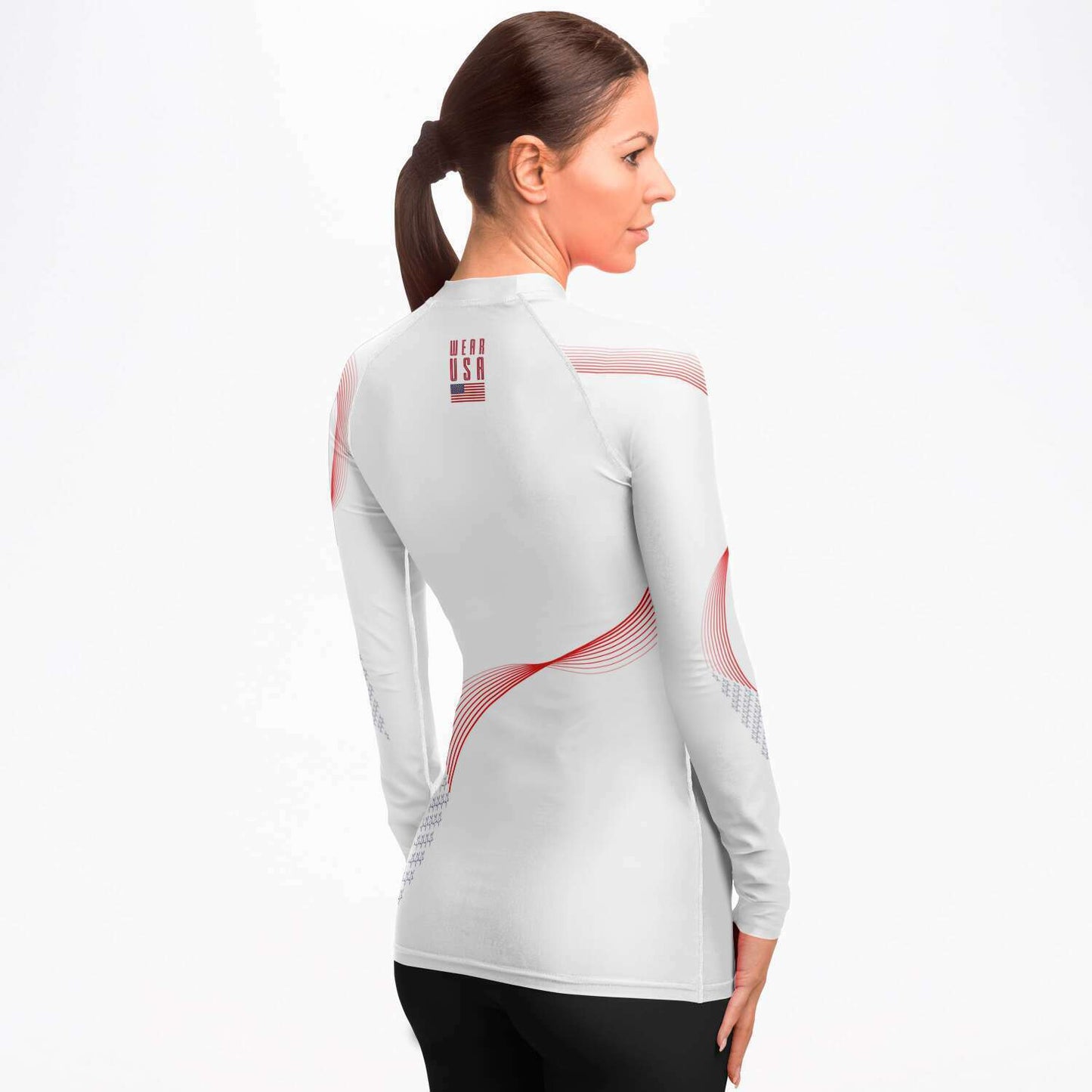 FLAG Rashguard Lines Women