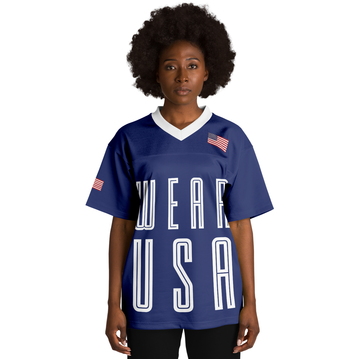 WEAR USA Flag Baseball Jersey