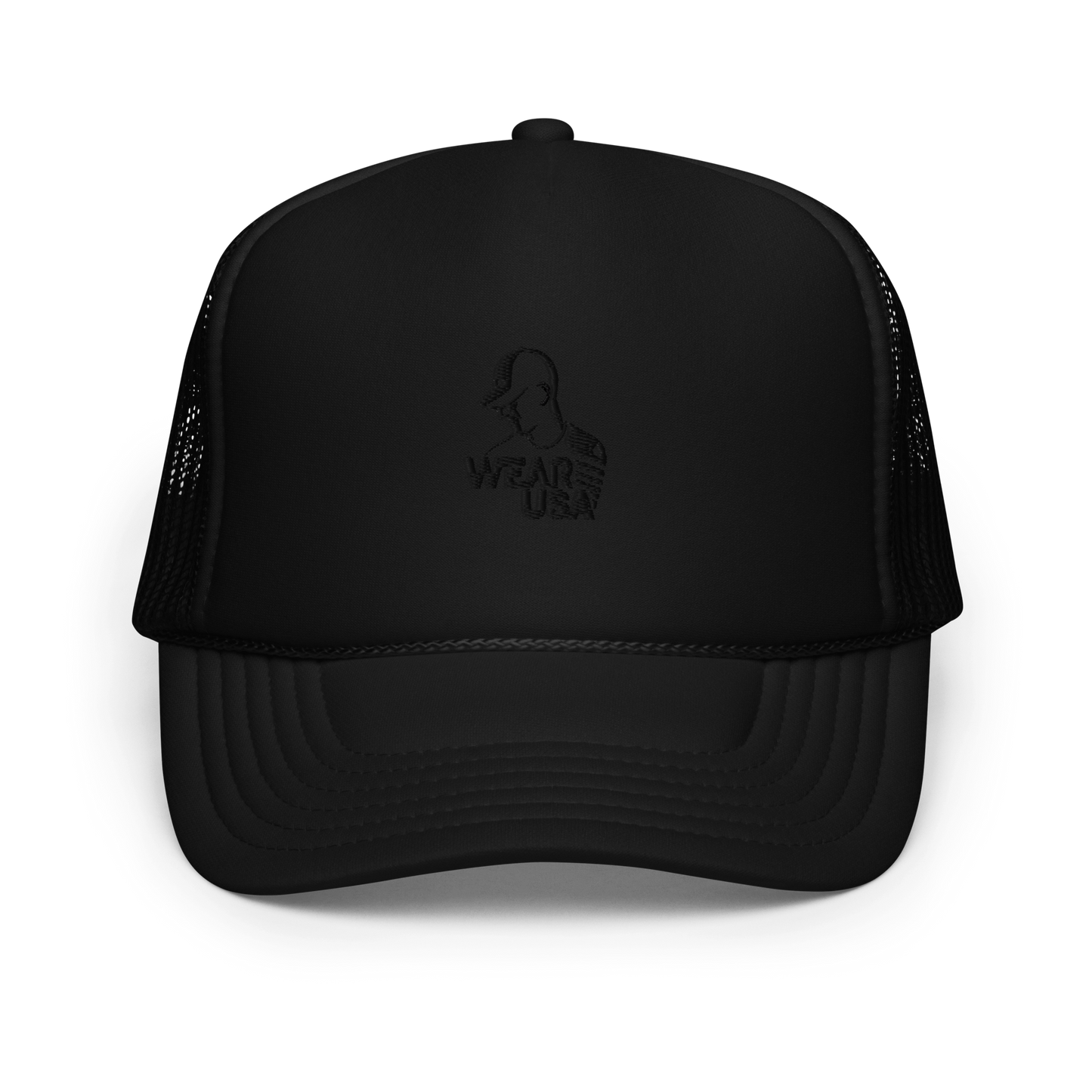 WU - Foam Hat Black