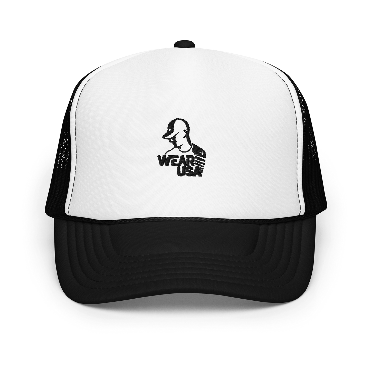 WU - Foam Hat Black