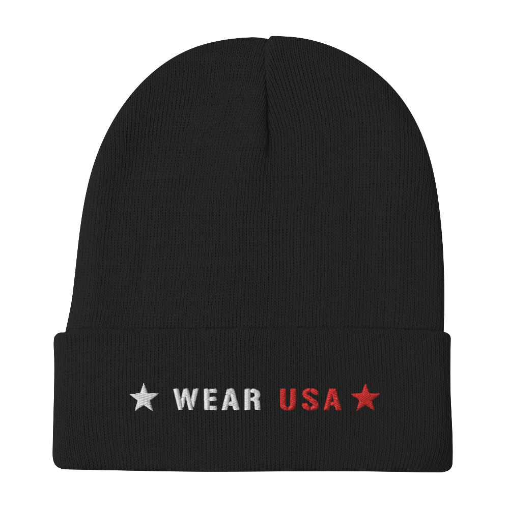 WEAR USA Embroidered Beanie