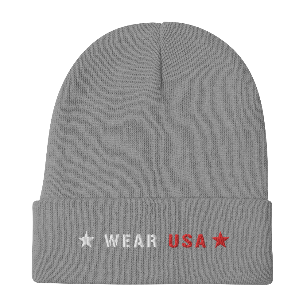 WEAR USA Embroidered Beanie