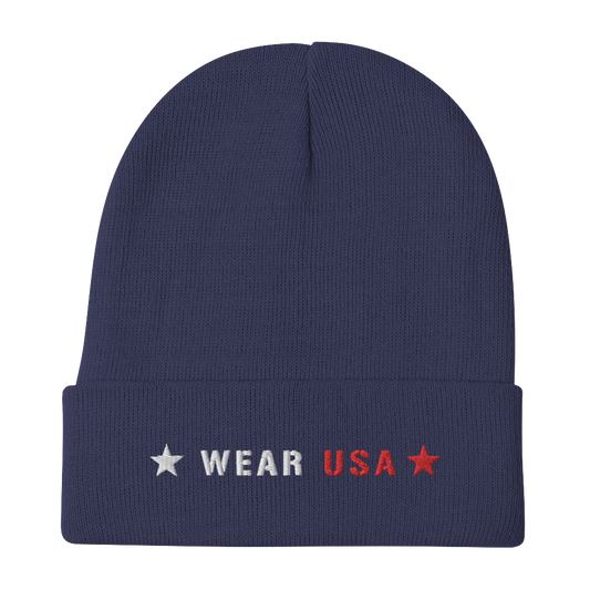 WEAR USA Embroidered Beanie