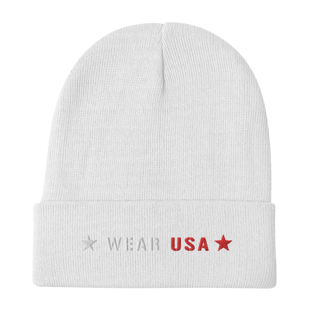 WEAR USA Embroidered Beanie