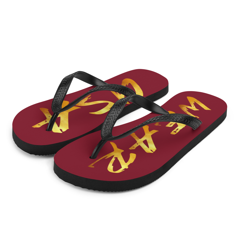 WEAR USA Red Flip-Flops