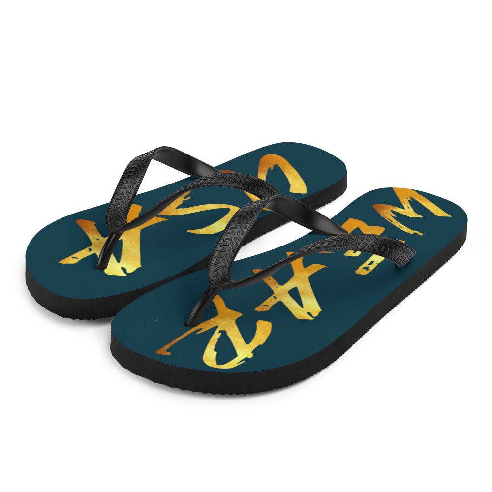 WEAR USA Blue Flip-Flops