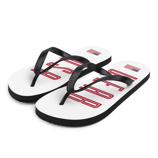 WEAR USA White Flip Flops