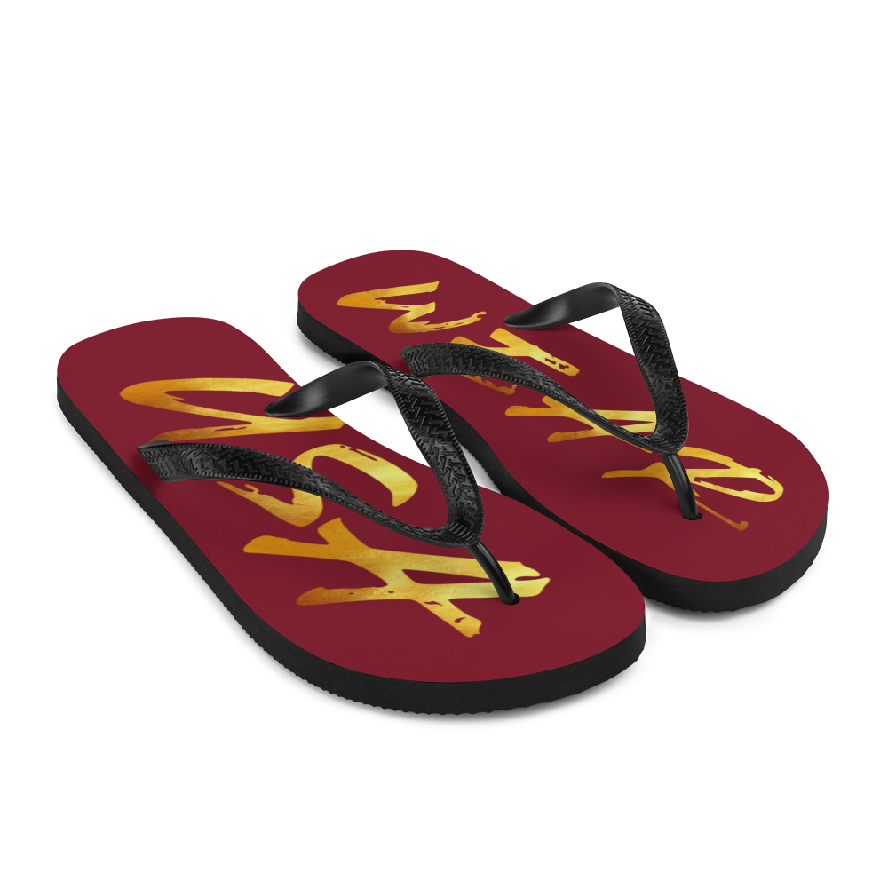 WEAR USA Red Flip-Flops