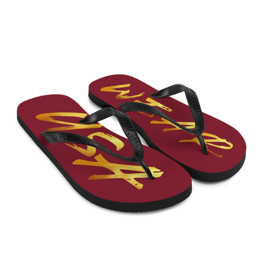 WEAR USA Red Flip-Flops