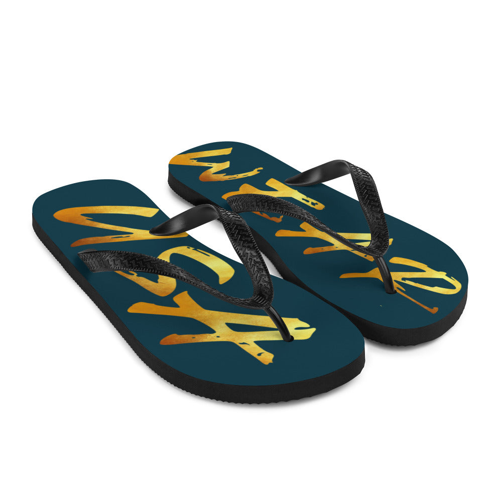 WEAR USA Blue Flip-Flops