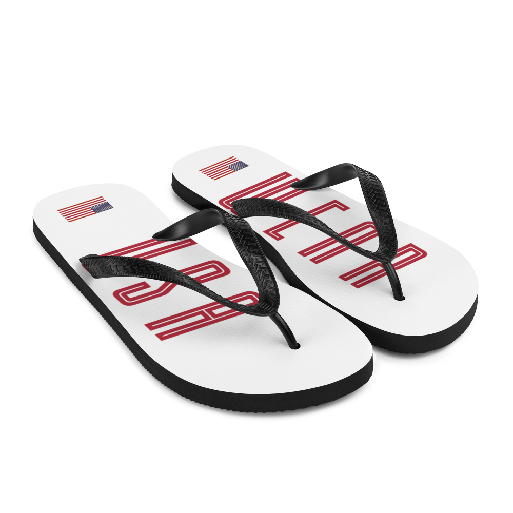 WEAR USA White Flip Flops