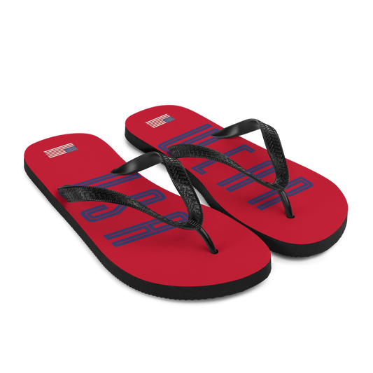 WEAR USA Red II Flip-Flops