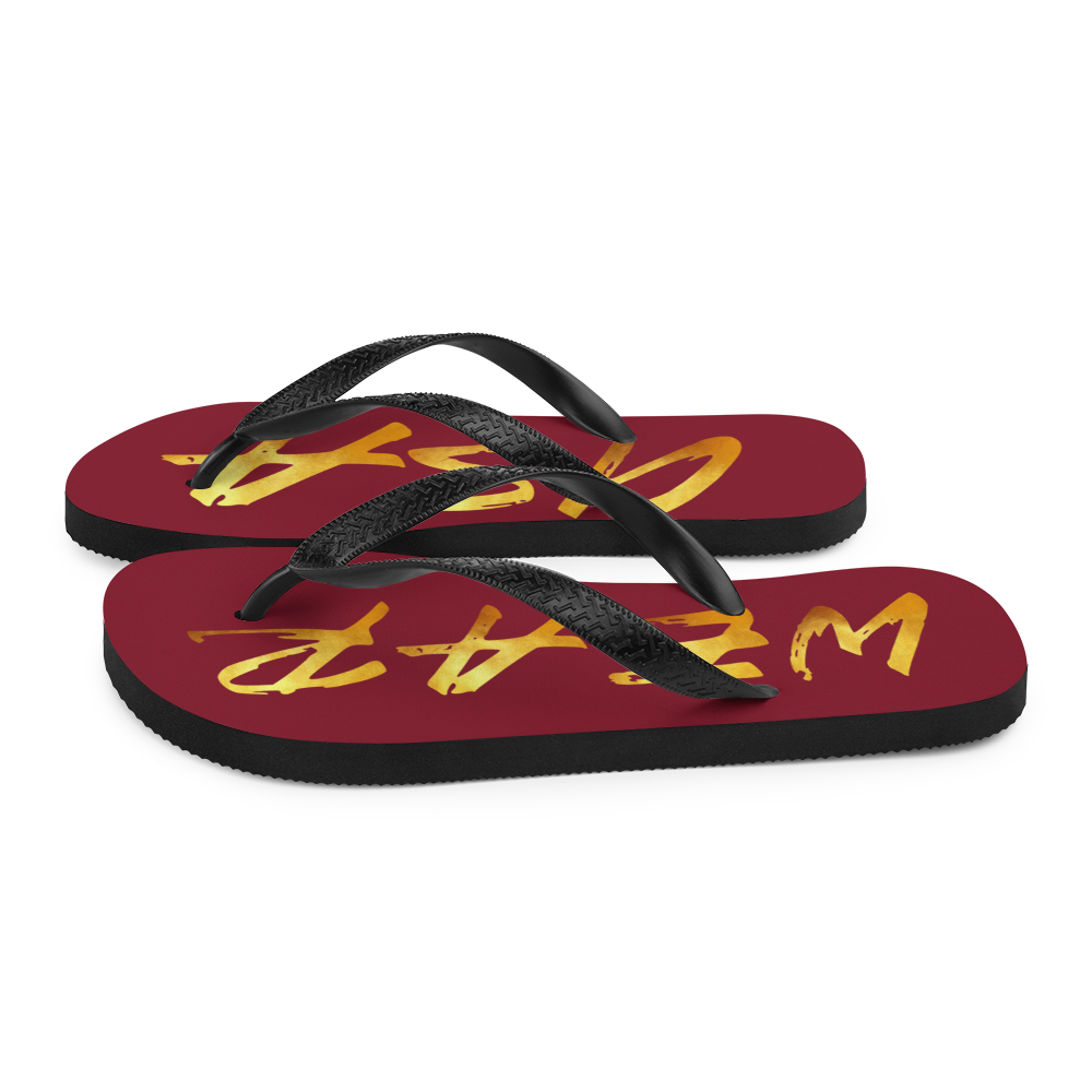 WEAR USA Red Flip-Flops