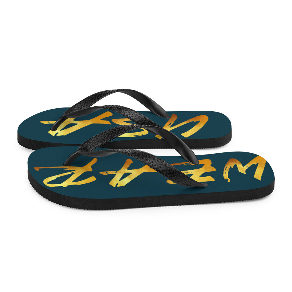 WEAR USA Blue Flip-Flops