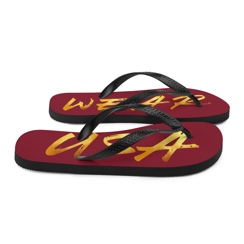 WEAR USA Red Flip-Flops