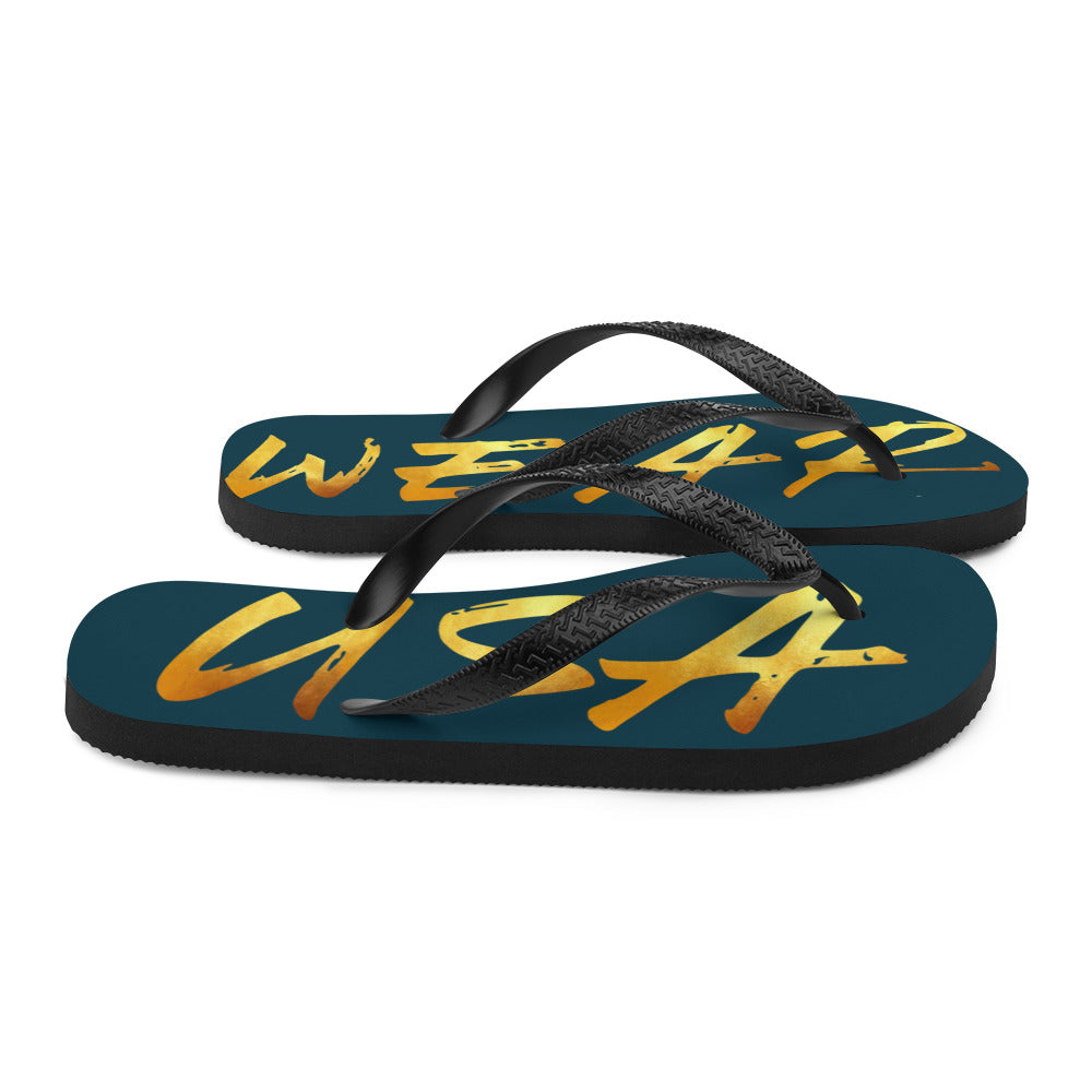 WEAR USA Blue Flip-Flops