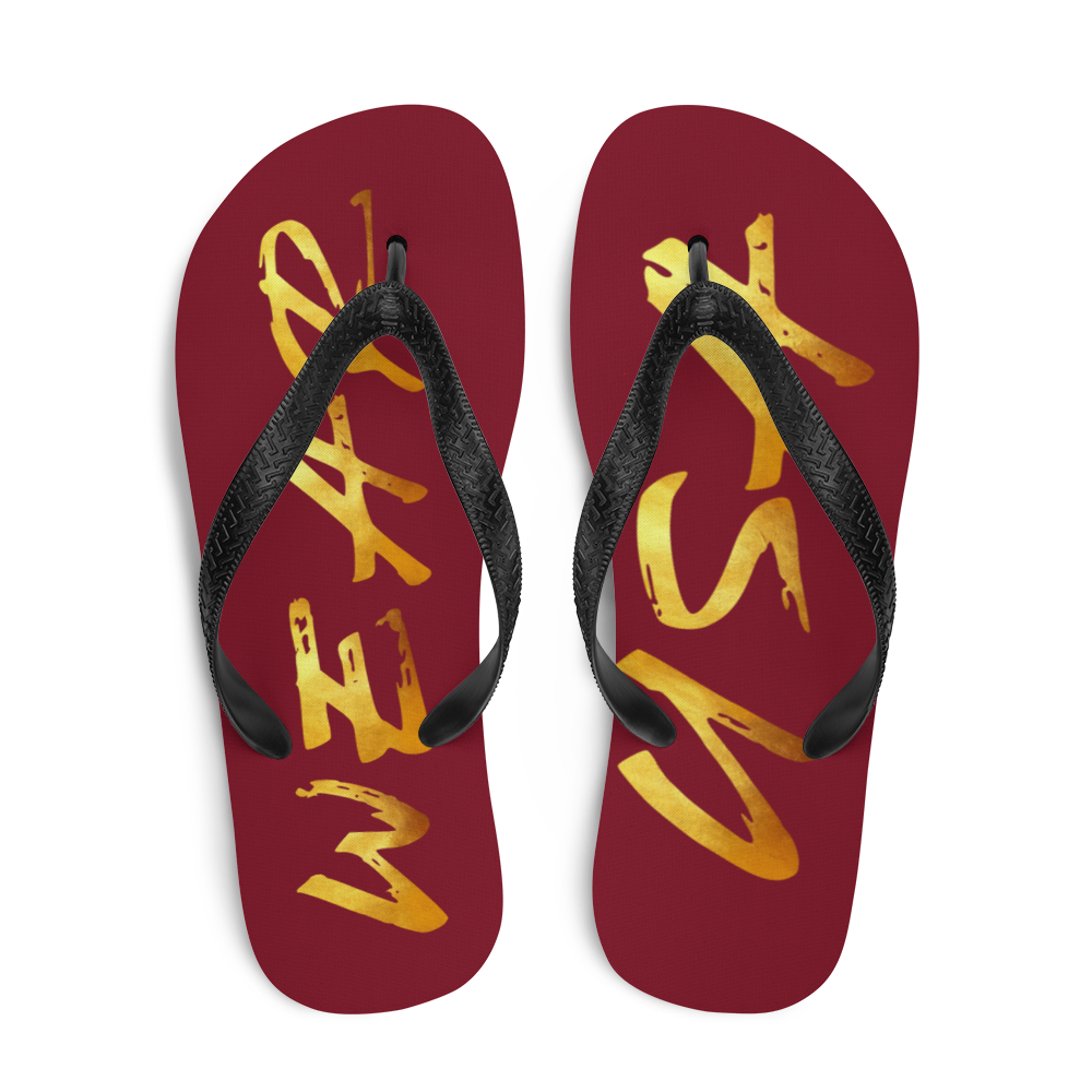 WEAR USA Red Flip-Flops