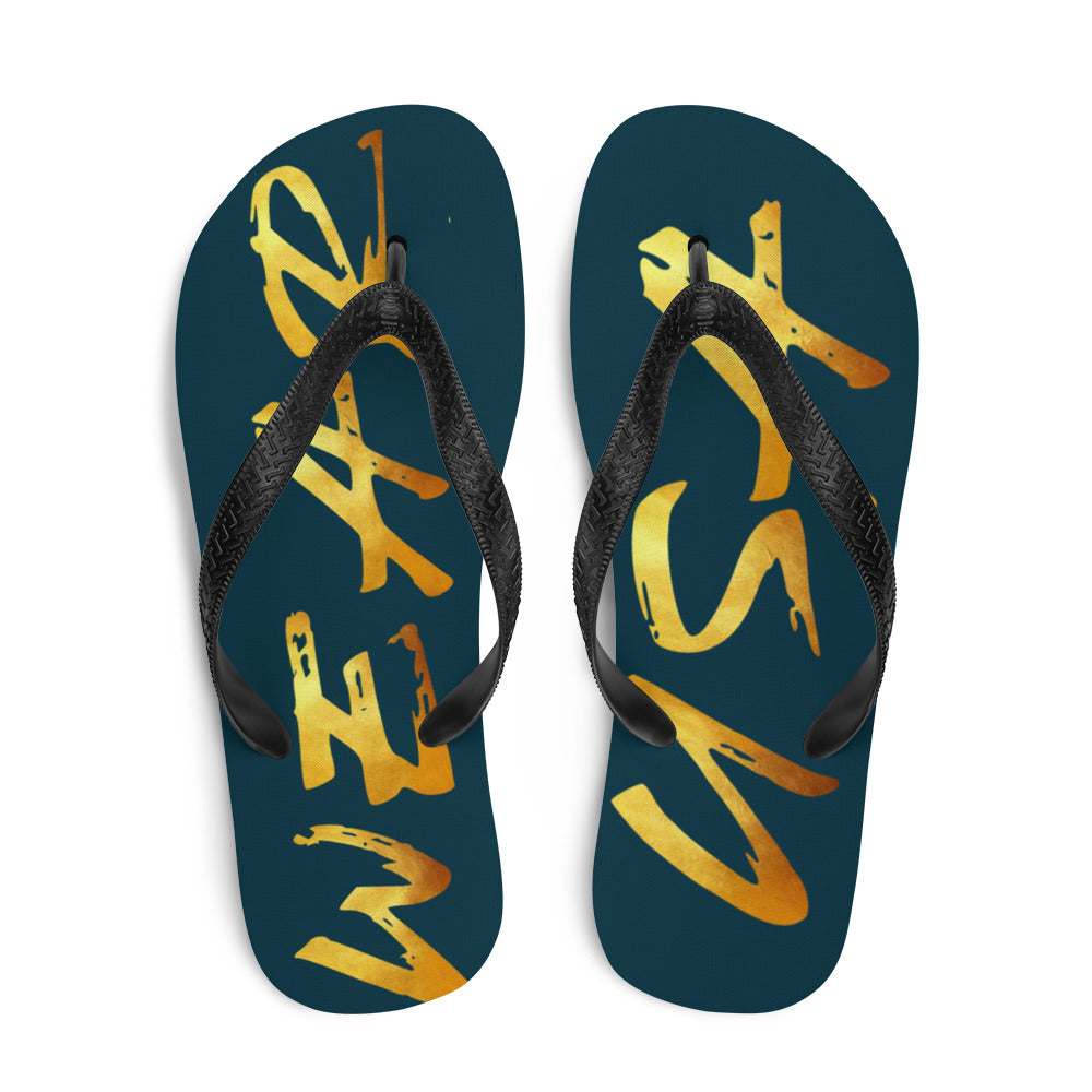 WEAR USA Blue Flip-Flops